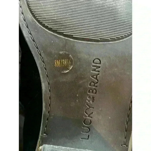 Lucky Brand Mahzan Loafer | Black‎ leather | Size 8. Ankle, Fall, Cute, Work - Picture 14 of 15